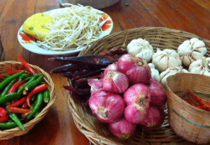ingridienser till thaimat chili vitlok